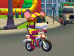 Mouse 2 Jogador Motocicleta Racing